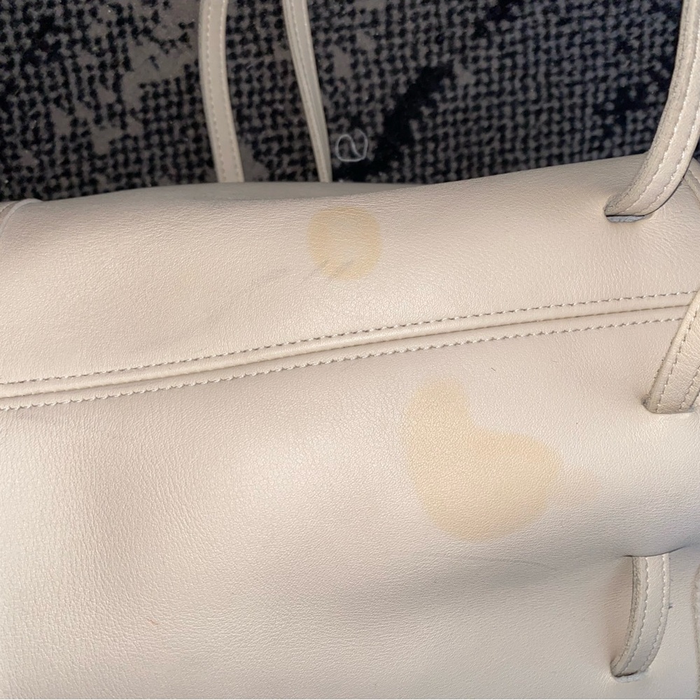 Vintage Coach Off-White Cream Leather Bixby Bucket Sling Bag 9984 - Picture 5 of 9